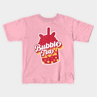 Cute Bubble Tea Kids T-Shirt